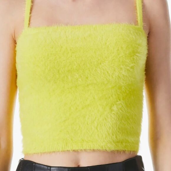 Alice + Olivia Luetta Fuzzy Top & Shrug NWT small - Picture 10 of 10